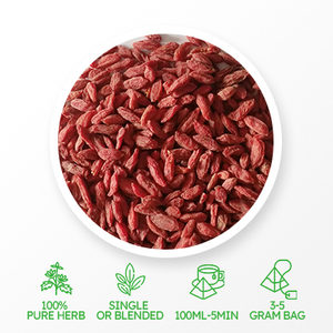 Té de hierbas chino tradicional de bayas de Goji