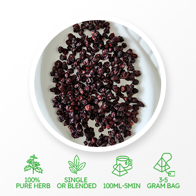 Té de frutas de schisandra seca
